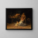 Acte van geweld tegen twee vrouwen - Francisco de Goya — ingelijst kunstwerk aan de muur