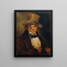 Zelfportret - Francisco de Goya — ingelijst kunstwerk aan de muur