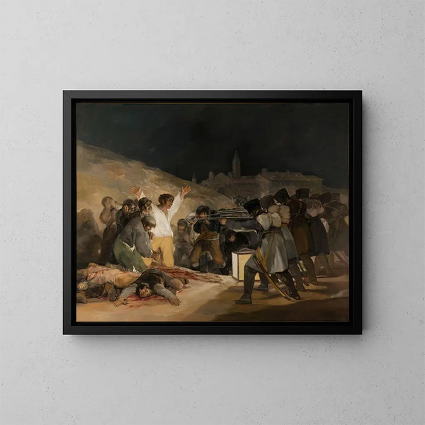 Le Troisième Mai 1808 - Francisco de Goya — ingelijst kunstwerk aan de muur