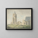 Rune van de Warmondse kerk - Franciscus Andreas Milatz — ingelijst kunstwerk aan de muur