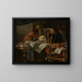 Vanité - Franciscus Gijsbrechts — ingelijst kunstwerk aan de muur