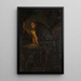 Monk in Prayer - Franciszek Lekszycki — framed artwork on a wall