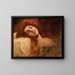 Studie van een vrouwenhoofd - Franciszek Żmurko — ingelijst kunstwerk aan de muur