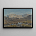Berglandschap Schilderij - François-Louis Français — ingelijst kunstwerk aan de muur