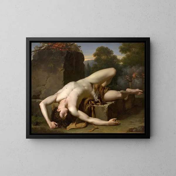 The Death of Abel - François-Xavier Fabre — framed artwork on a wall