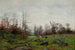 van een vee bij een beek, Pont-Aven, Bretagne - Frank C Penfold — weergave van het kunstwerk