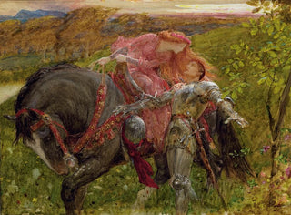 Frank Dicksee - Study for La Belle Dame sans Merci.webp