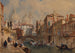 Vue de Venise, le dôme de Santa Maria della Salute vu de l'arrière du palais Da Mula en regardant vers l'est - Frank Dillon — weergave van het kunstwerk