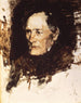 Hoofd van een oude man - Frank Duveneck — weergave van het kunstwerk