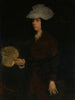 Dame à l'éventail - Frank Duveneck — weergave van het kunstwerk