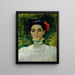 Portret van Maggie Wilson - Frank Duveneck — ingelijst kunstwerk aan de muur