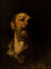 Studie van een man met hoed - Frank Duveneck — weergave van het kunstwerk