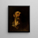 Studie van een man met hoed - Frank Duveneck — ingelijst kunstwerk aan de muur