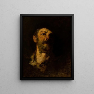 Frank Duveneck - Study Head Man with Hat.webp