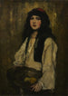 La Jeune Fille Vénitienne - Frank Duveneck — weergave van het kunstwerk