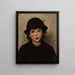 Jongen die fluit - Frank Duveneck — ingelijst kunstwerk aan de muur