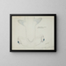 Tête de requin marteau (Sphyrna zygaena) vue ventrale - Frank Edward Clarke — ingelijst kunstwerk aan de muur