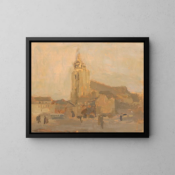 Église Saint-Merry - Frank Edwin Scott — framed artwork on a wall