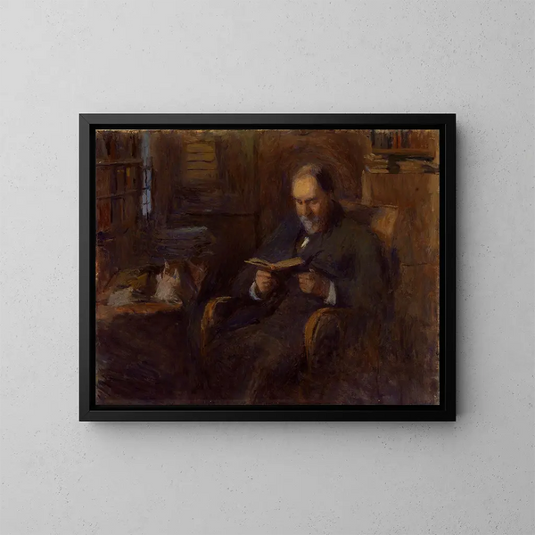 Portret van Sanford Saltus uit New York - Frank Edwin Scott — ingelijst kunstwerk aan de muur
