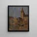 St Germain des Prés Painting n° I - Frank Edwin Scott — framed artwork on a wall