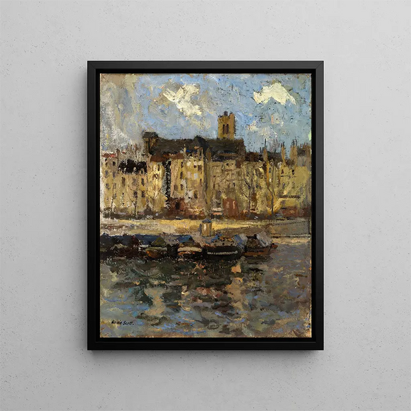 Saint-Gervais - Frank Edwin Scott — ingelijst kunstwerk aan de muur