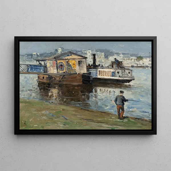 Frank Myers Boggs - Lembarcadere sur la Seine.webp
