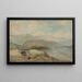 Landschap aan de kust - Frank William Warwick Topham — ingelijst kunstwerk aan de muur