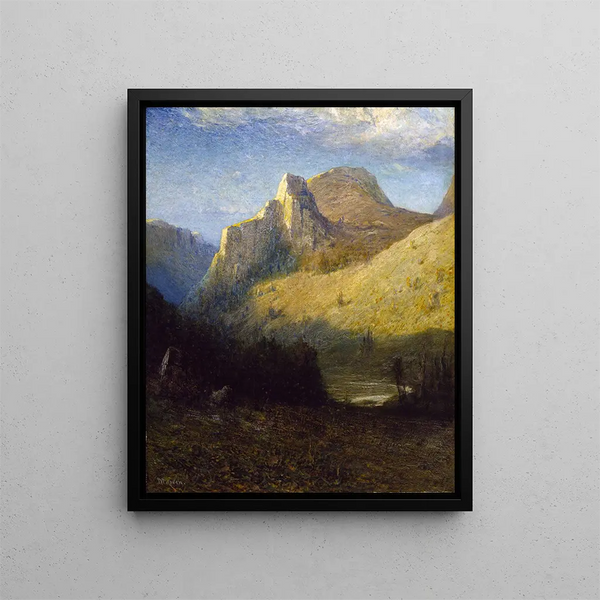 Castle Creek Canyon, South Dakota - Franklin De Haven — ingelijst kunstwerk aan de muur