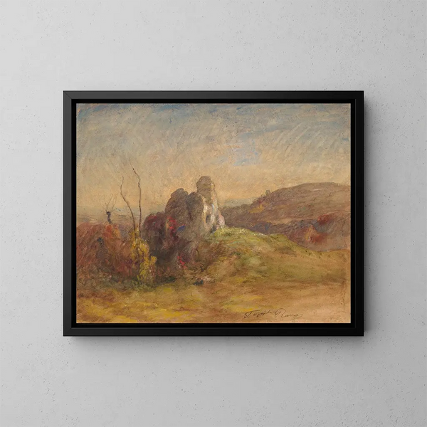 Landscape - François-Auguste Ravier — framed artwork on a wall