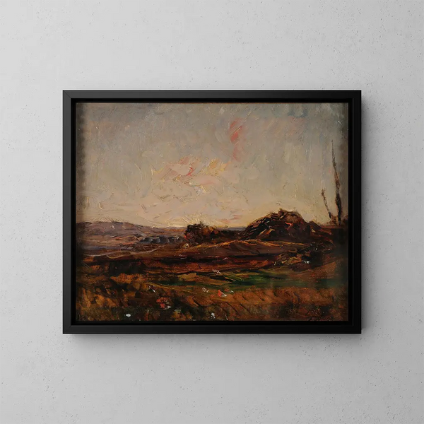 Landscape - François-Auguste Ravier — framed artwork on a wall