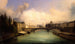 La Seine en het Île de la Cité gezien vanaf de Pont Royal - François-Edme Ricois — weergave van het kunstwerk