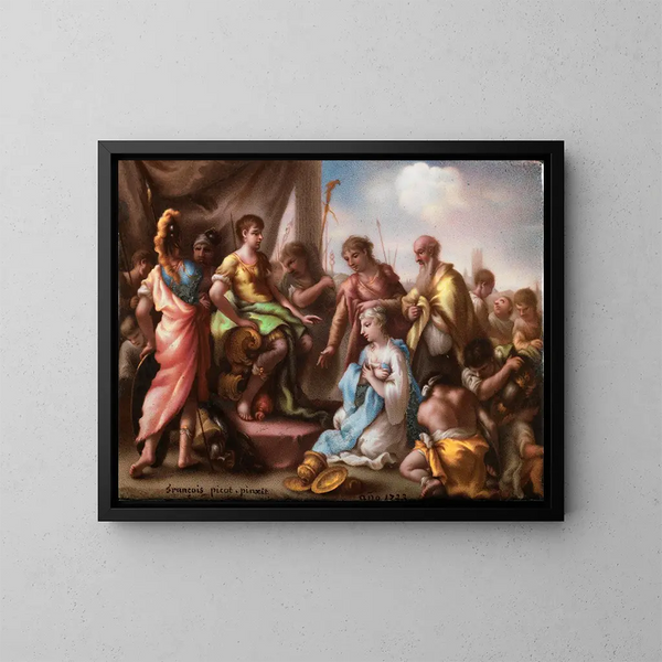 Plaque - François-Édouard Picot — framed artwork on a wall
