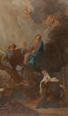 La Vierge plaçant Sainte Thérèse d'Avila onder de bescherming van Sint-Jozef - François-Guillaume Ménageot — weergave van het kunstwerk
