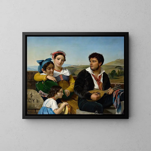 A musical group - François-Joseph Navez — framed artwork on a wall