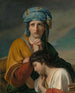 Agar in de woestijn - François-Joseph Navez — weergave van het kunstwerk