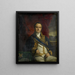 portret van Léonard Pierre Joseph Vicomte du Bus de Gisignies commissaris-generaal - François-Joseph Navez — ingelijst kunstwerk aan de muur