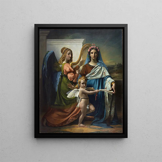 FranoisJoseph Navez - Saint Cecilia Of Rome.webp