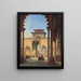 Cour des Lions de l'Alhambra de Grenade - François Antoine Bossuet — ingelijst kunstwerk aan de muur