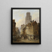 Motief van de stad Roubaix - François Antoine Bossuet — ingelijst kunstwerk aan de muur