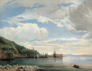 Franois Antoine Lon Fleury - On the Bay of Naples.webp
