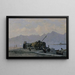 Uitzicht op het Meer van Genève - François Bocion — ingelijst kunstwerk aan de muur