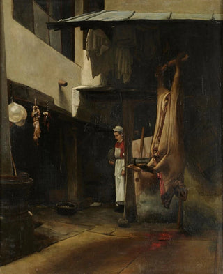 Franois Bonvin - Le cochon cour de charcutier.webp
