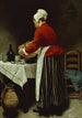 La servante - François Bonvin — weergave van het kunstwerk
