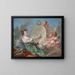 Allegorie van de schilderkunst - François Boucher — ingelijst kunstwerk aan de muur
