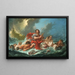 Arion op de dolfijn - François Boucher — ingelijst kunstwerk aan de muur