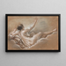 Danaé ontvangende de regen van goud - François Boucher — ingelijst kunstwerk aan de muur
