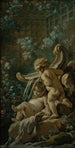 Fontaine avec deux amours dont l'un est couché - François Boucher — weergave van het kunstwerk