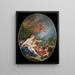 Jupiter en Callisto - François Boucher — ingelijst kunstwerk aan de muur