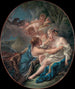 Jupiter onder de trekken van Diana en Callisto - François Boucher — weergave van het kunstwerk