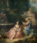 De Muziekles - François Boucher — weergave van het kunstwerk